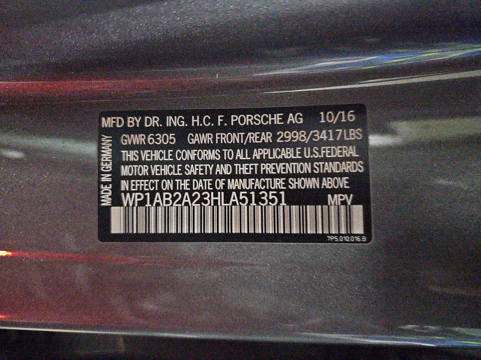 2017 Porsche Cayenne S AWD