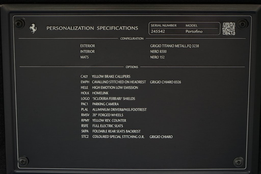 2019 Ferrari Portofino Base RWD