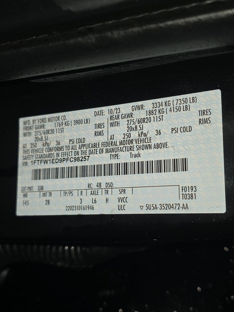 2023 Ford F-150 Hybrid Lariat AWD