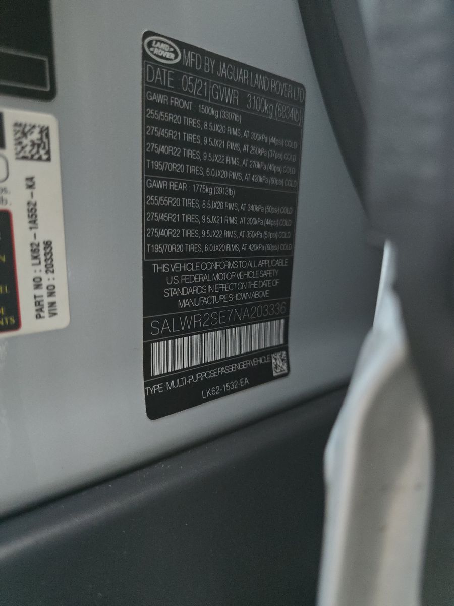 2022 Land Rover Range Rover Sport HSE Dynamic AWD