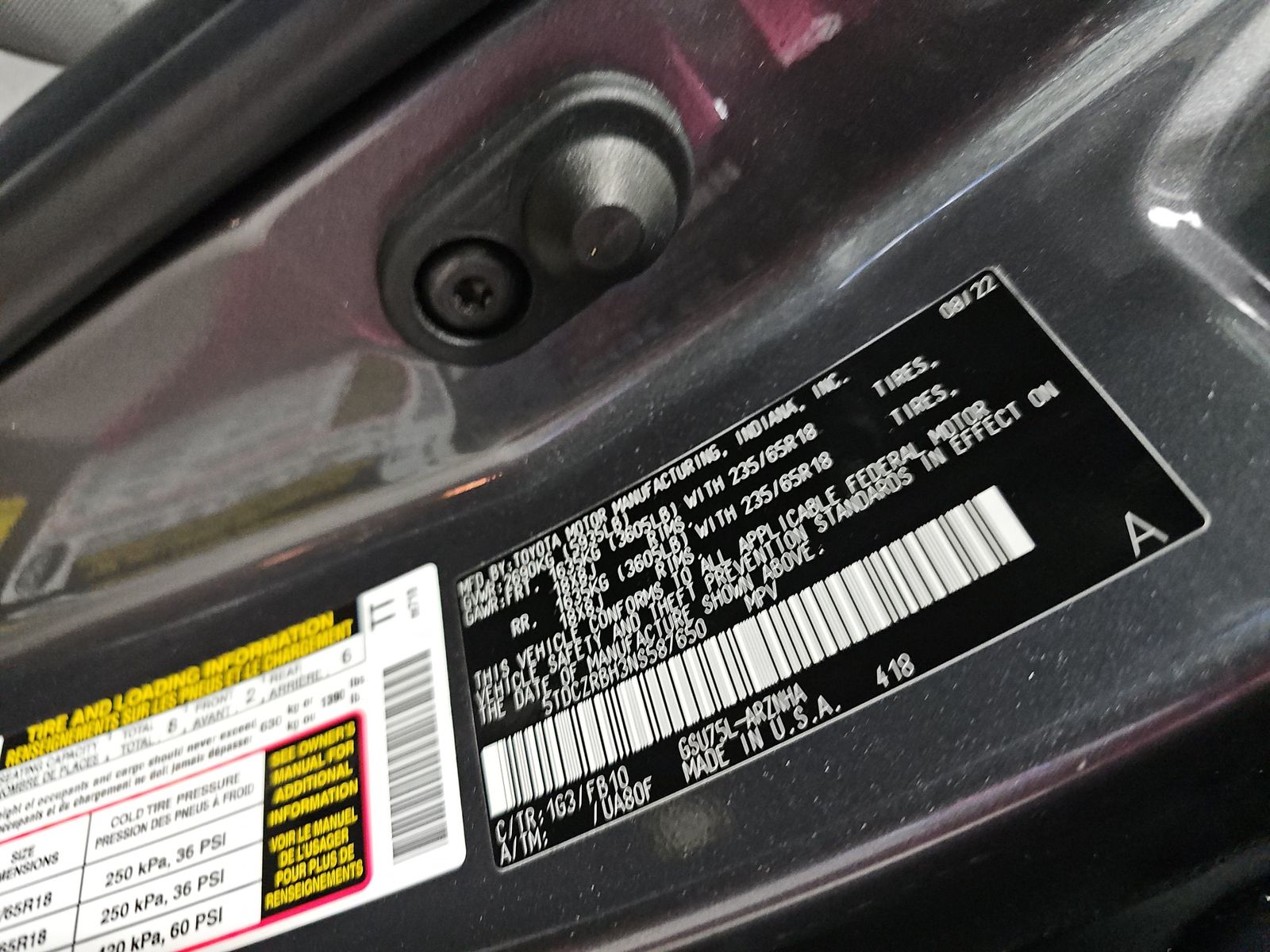 2022 Toyota Highlander L AWD