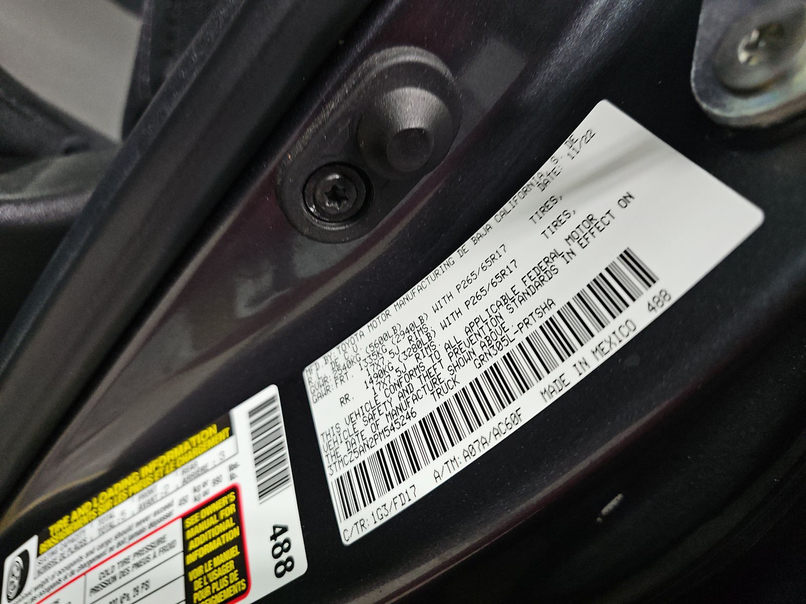 2023 Toyota Tacoma TRD Sport AWD