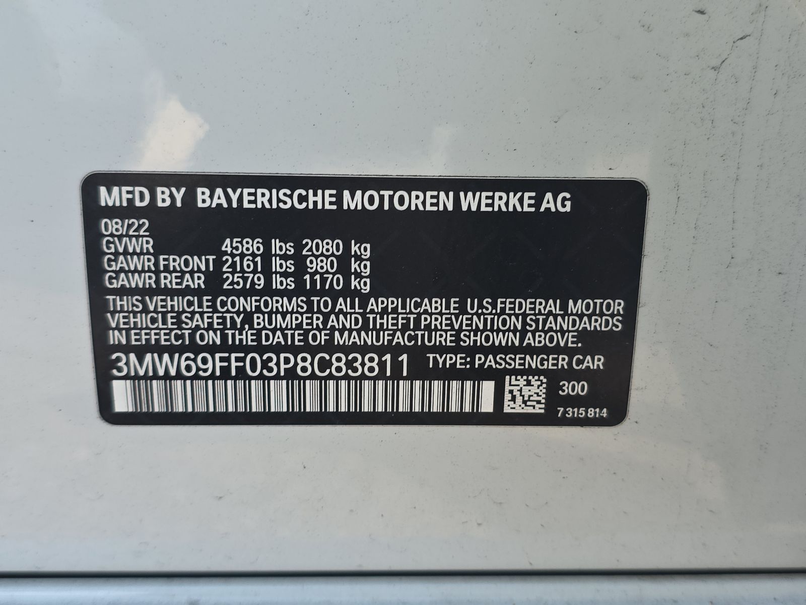 2023 BMW 3 Series 330i RWD