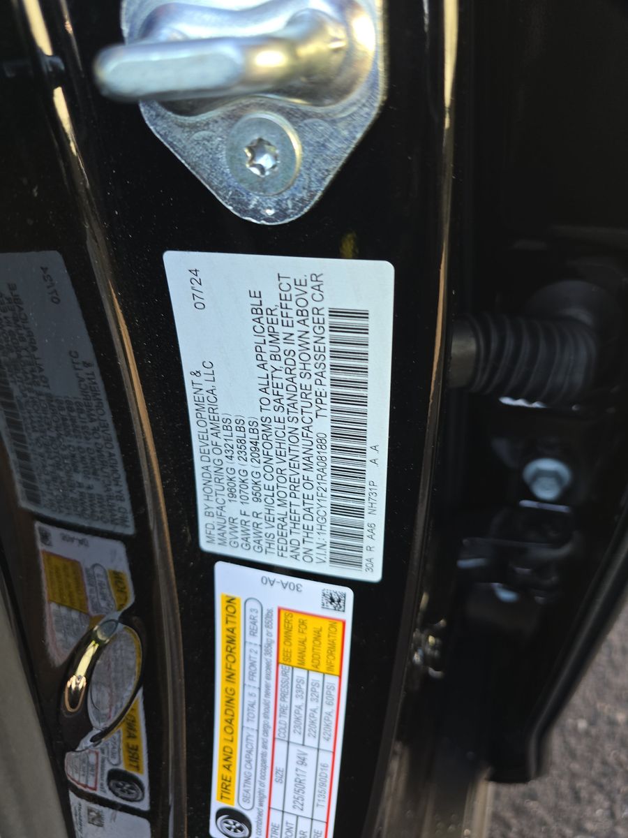 2024 Honda Accord LX FWD