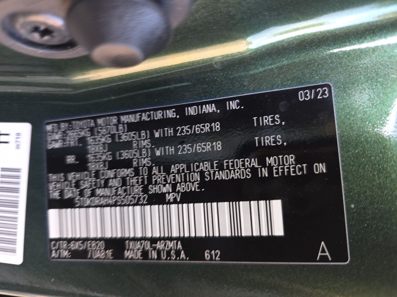 2023 Toyota Highlander XLE FWD