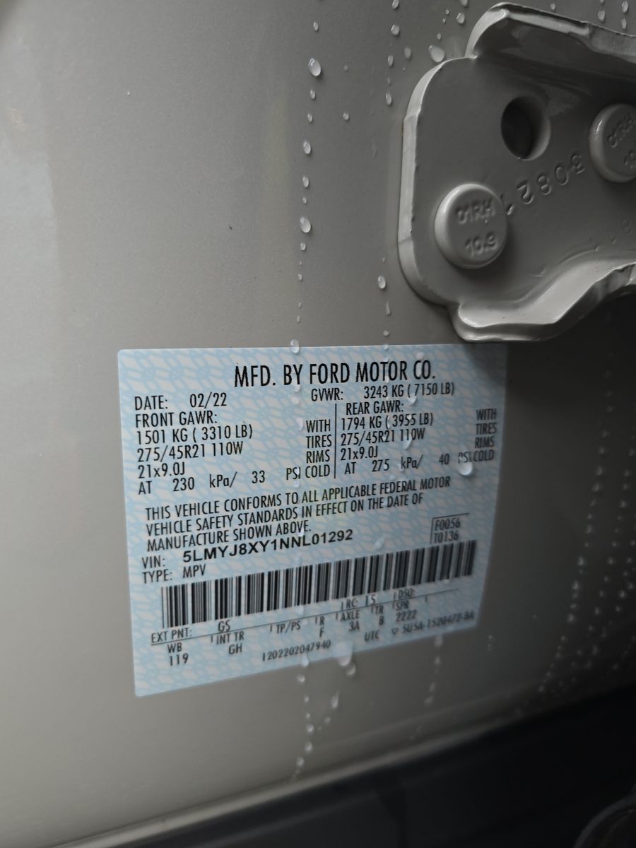 2022 Lincoln Aviator Plug-In Hybrid Grand Touring AWD