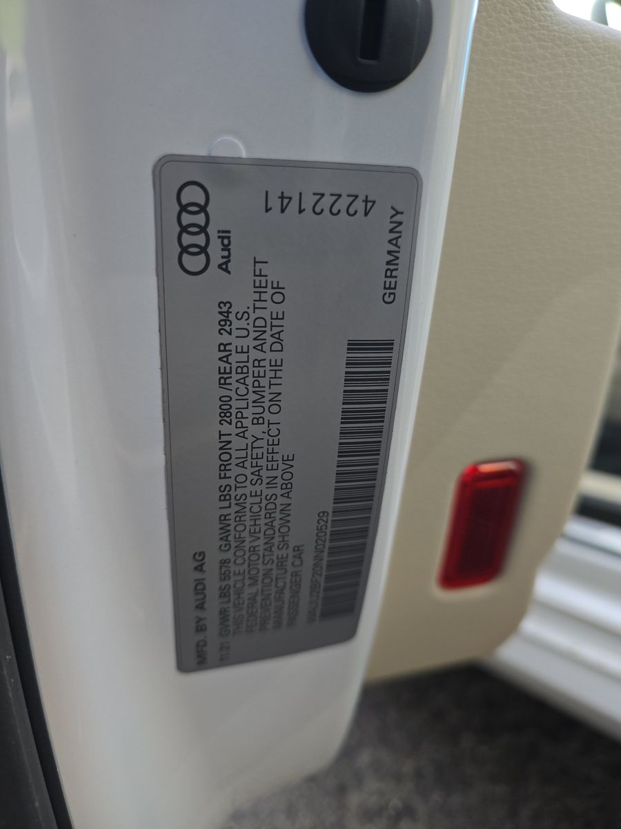 2022 Audi A7 Premium Plus AWD