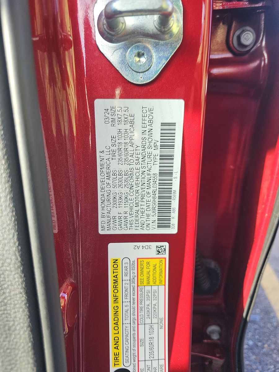 2024 Honda CR-V Hybrid Sport-L AWD