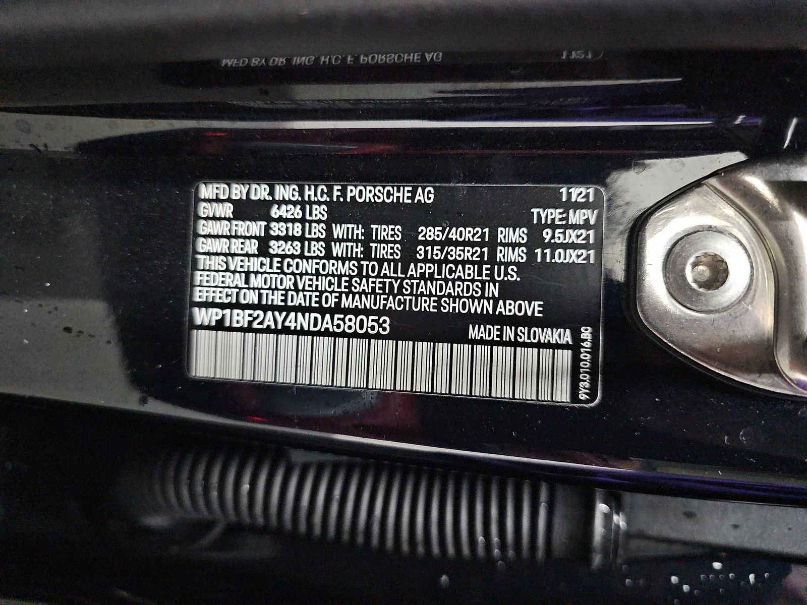 2022 Porsche Cayenne Turbo AWD