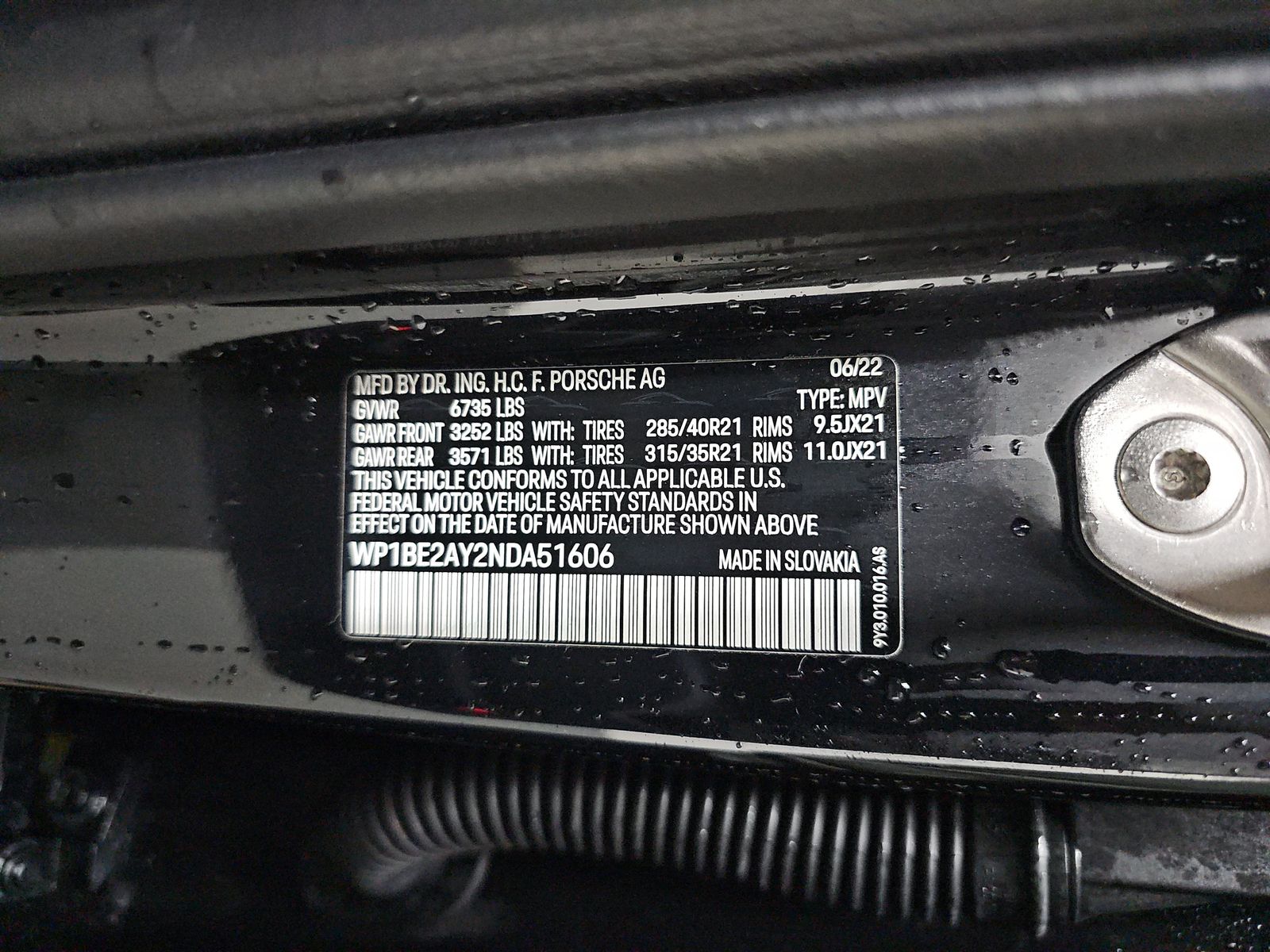 2022 Porsche Cayenne E-Hybrid Platinum Edition AWD