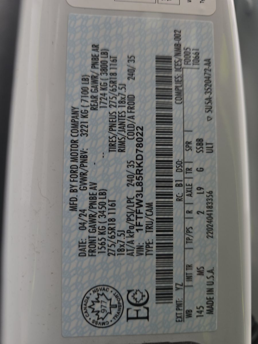 2024 Ford F-150 XLT AWD