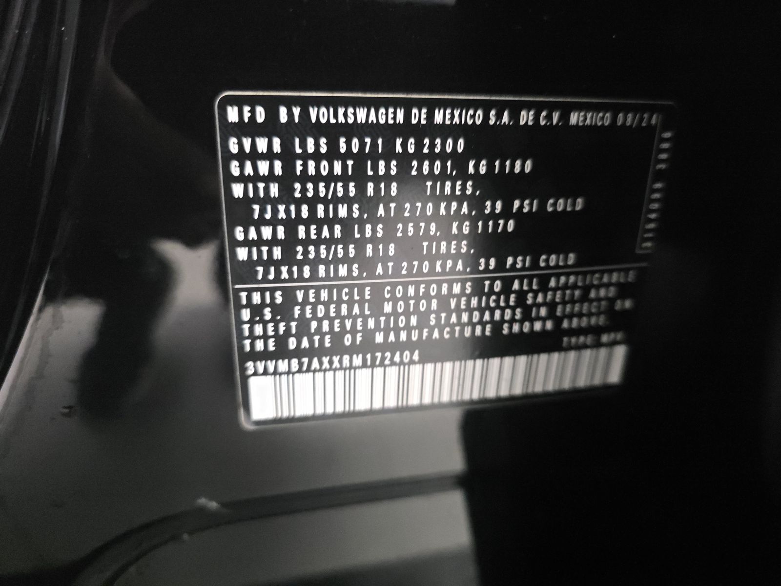 2024 Volkswagen Tiguan 2.0T SE AWD