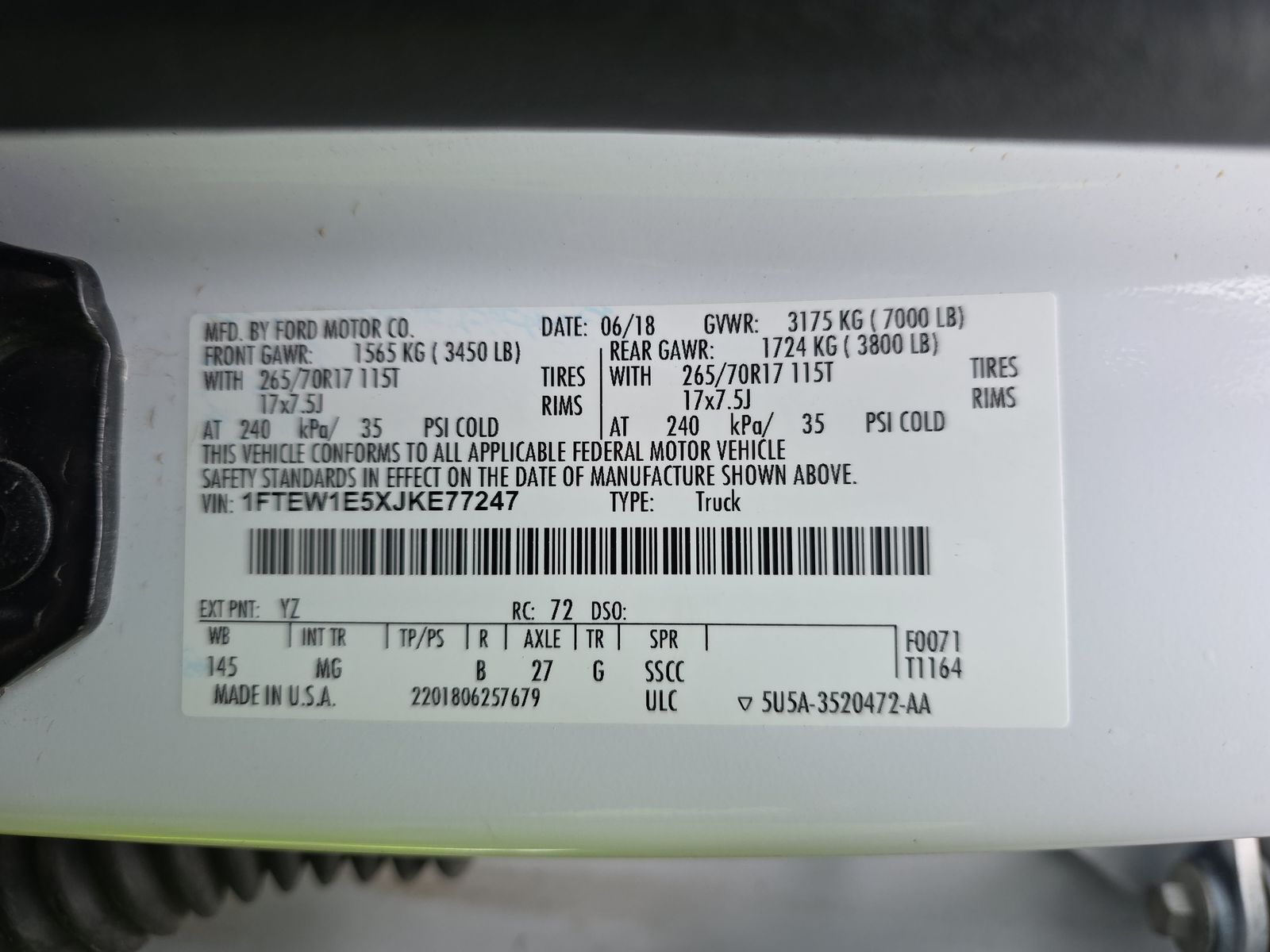 2018 Ford F-150 XLT AWD