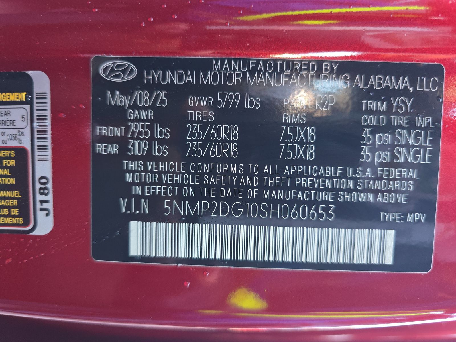 2025 Hyundai Santa Fe Hybrid SEL AWD