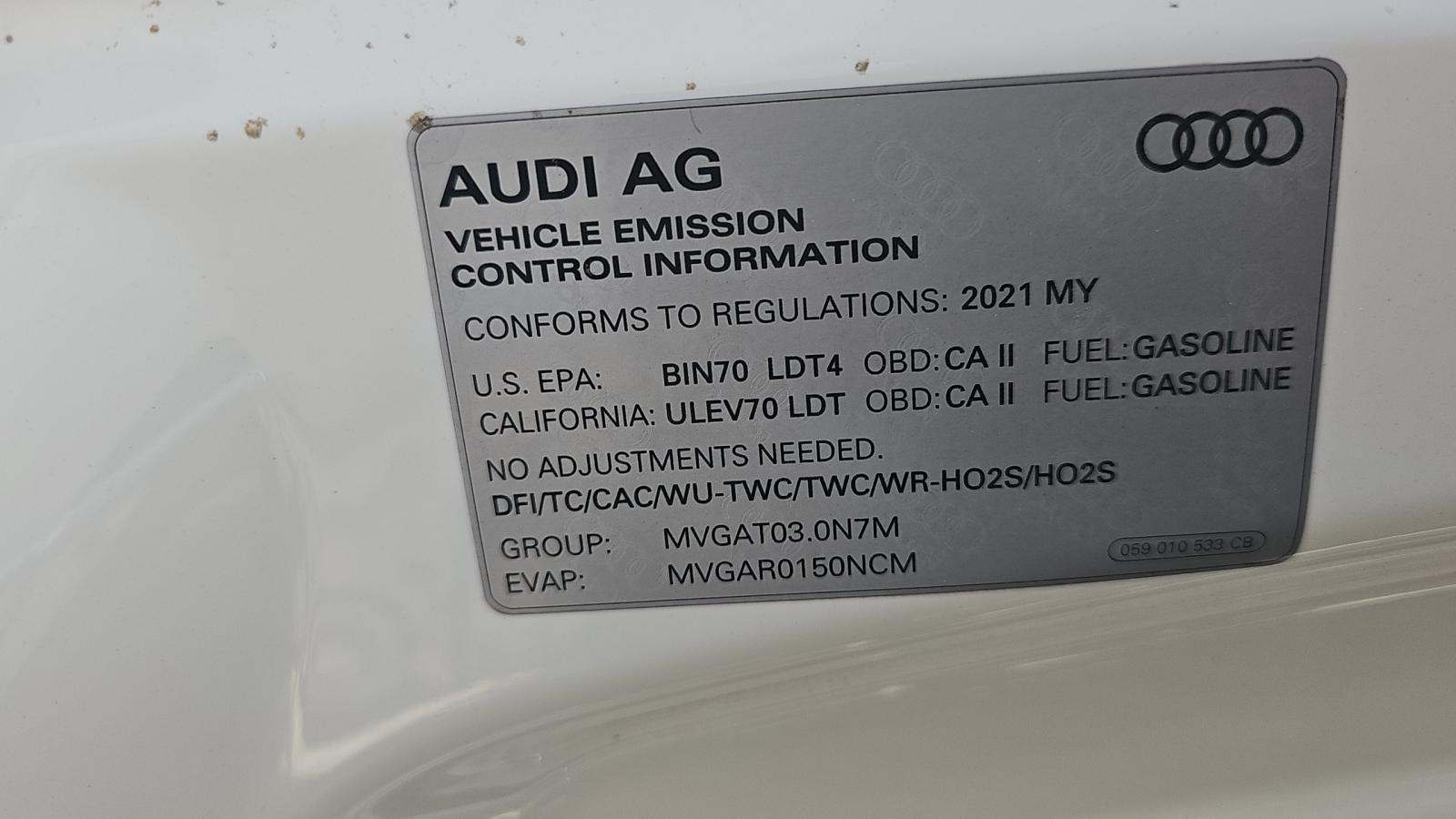 2021 Audi Q7 3.0T Premium Plus AWD