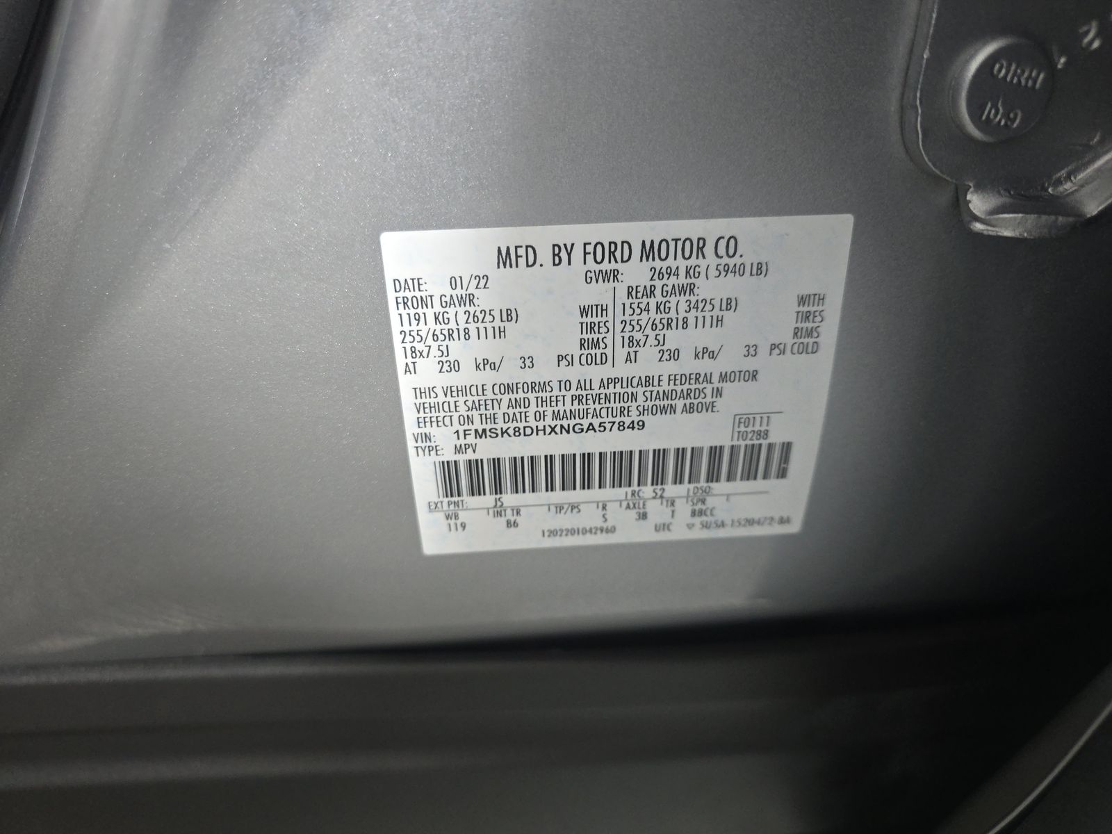 2022 Ford Explorer XLT AWD