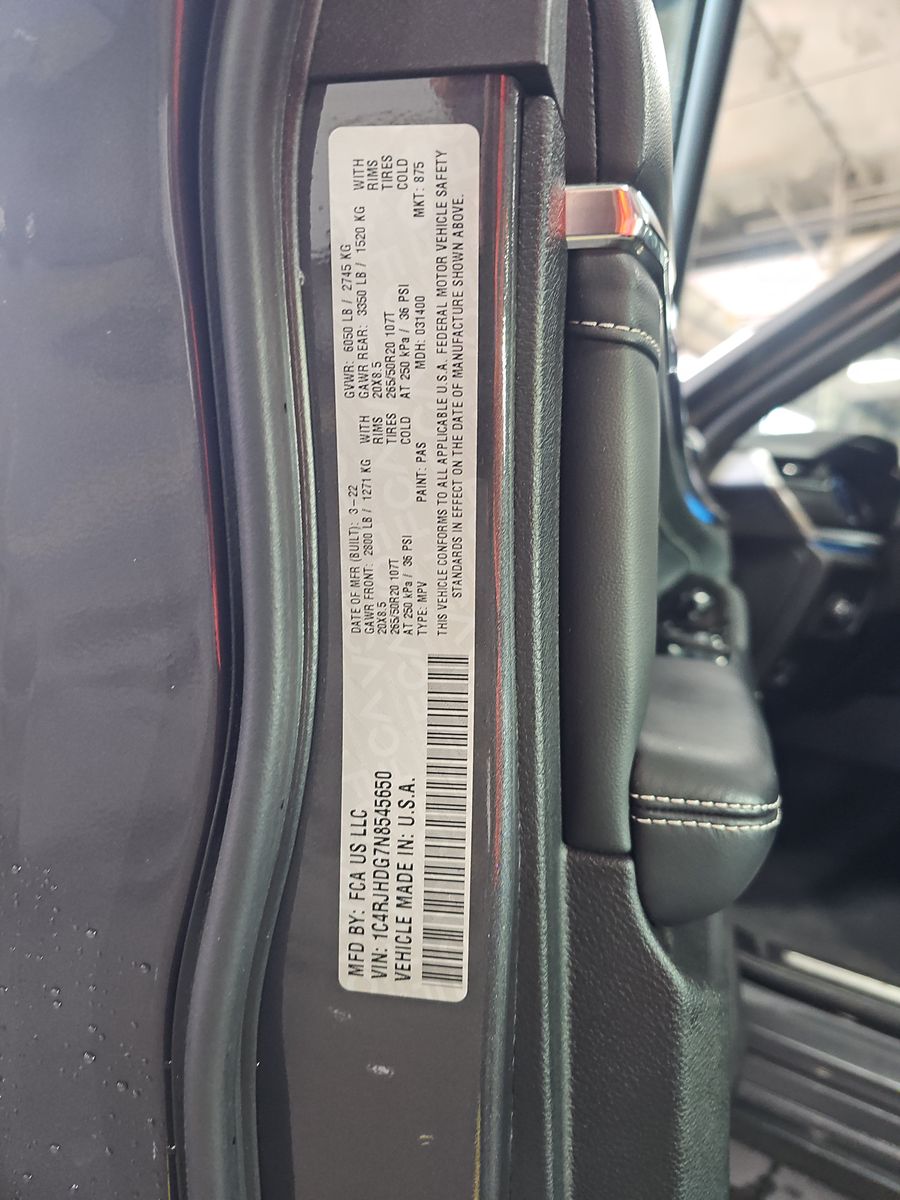 2022 Jeep Grand Cherokee Overland AWD