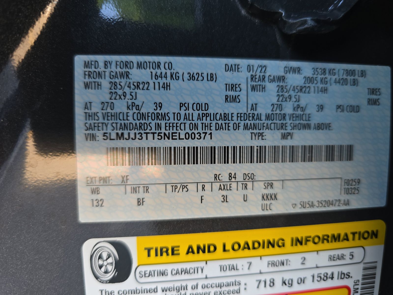 2022 Lincoln Navigator L Black Label AWD