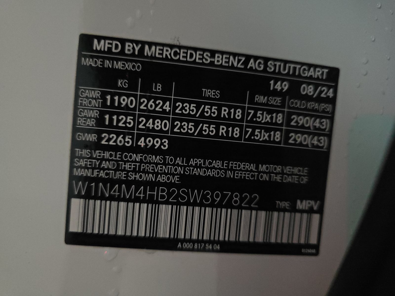 2025 Mercedes-Benz GLB GLB 250 AWD