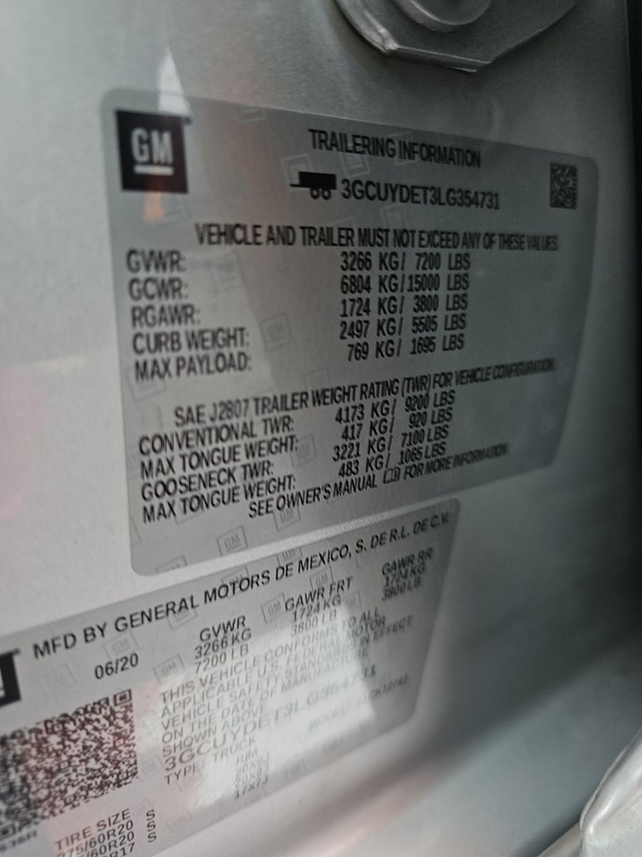 2020 Chevrolet Silverado 1500 LT AWD