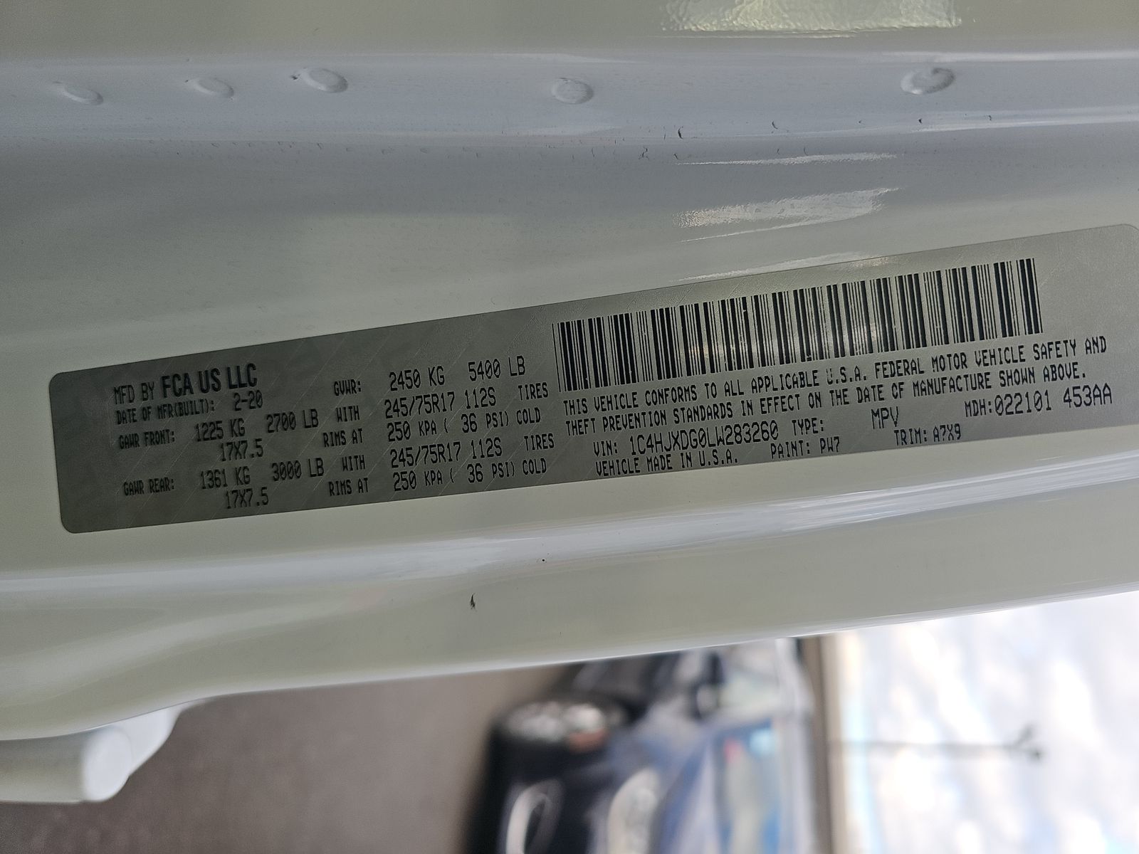 2020 Jeep Wrangler Unlimited Sport S AWD