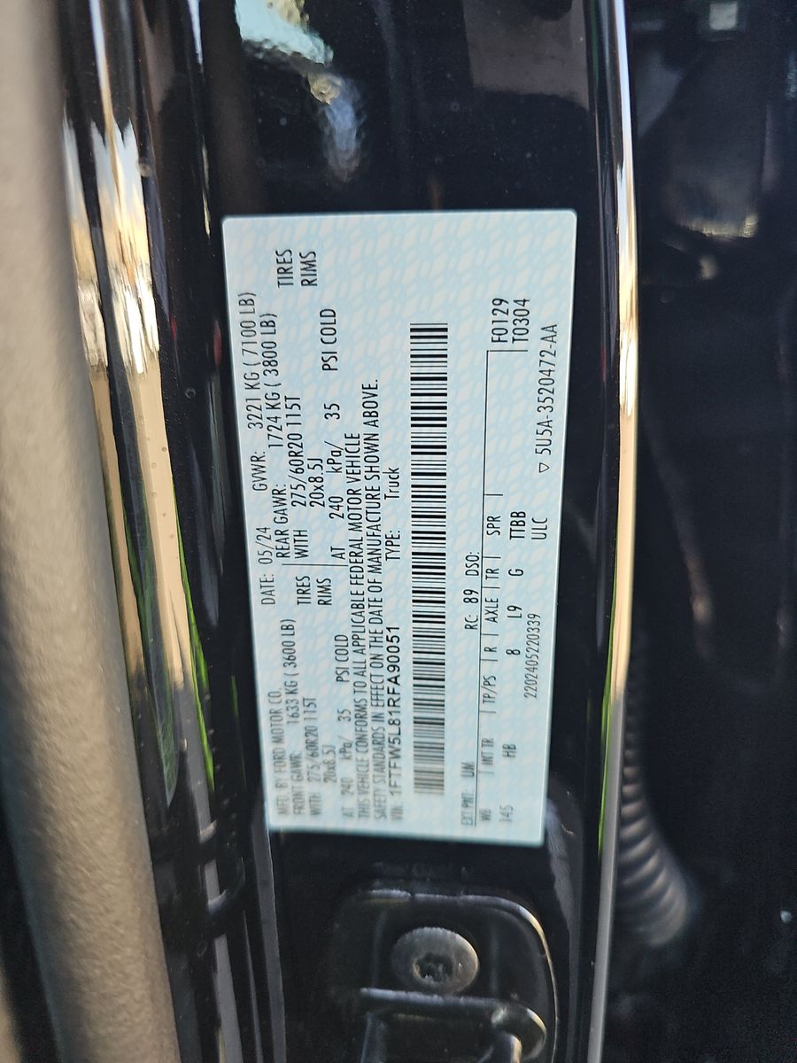 2024 Ford F-150 Lariat AWD