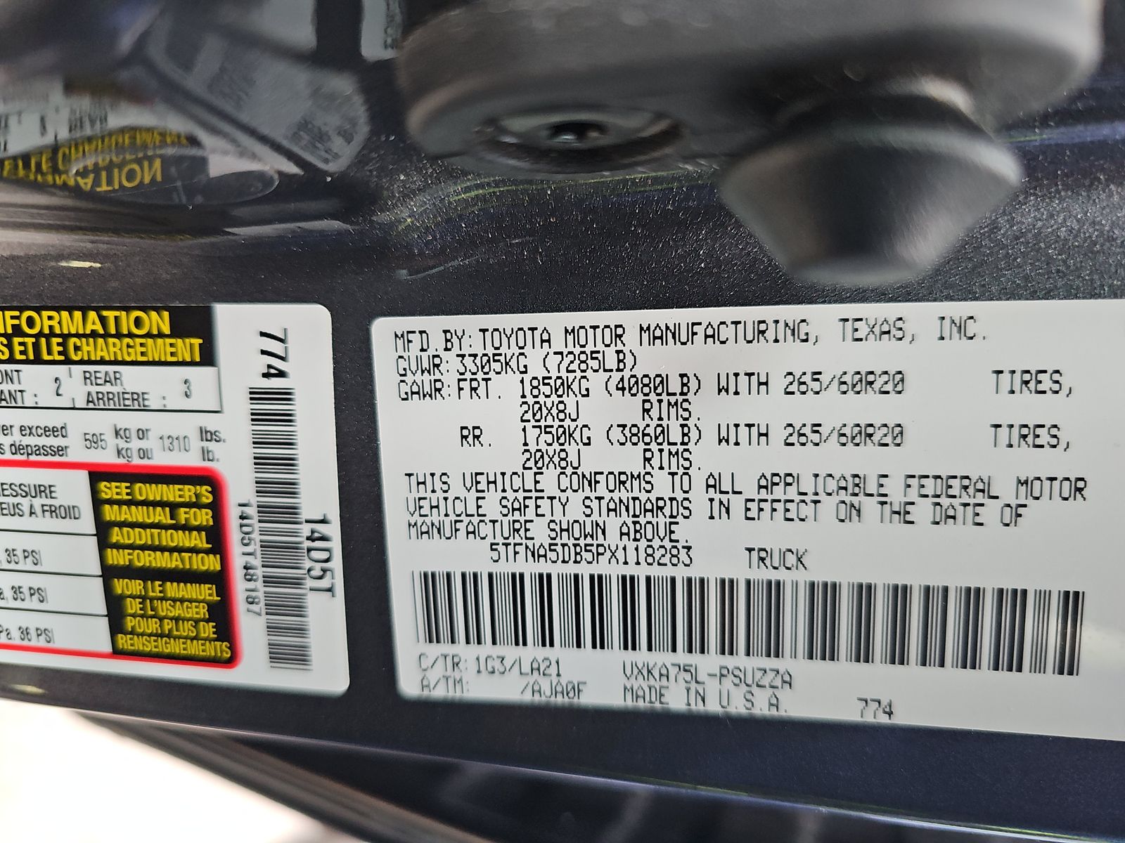 2023 Toyota Tundra Platinum AWD