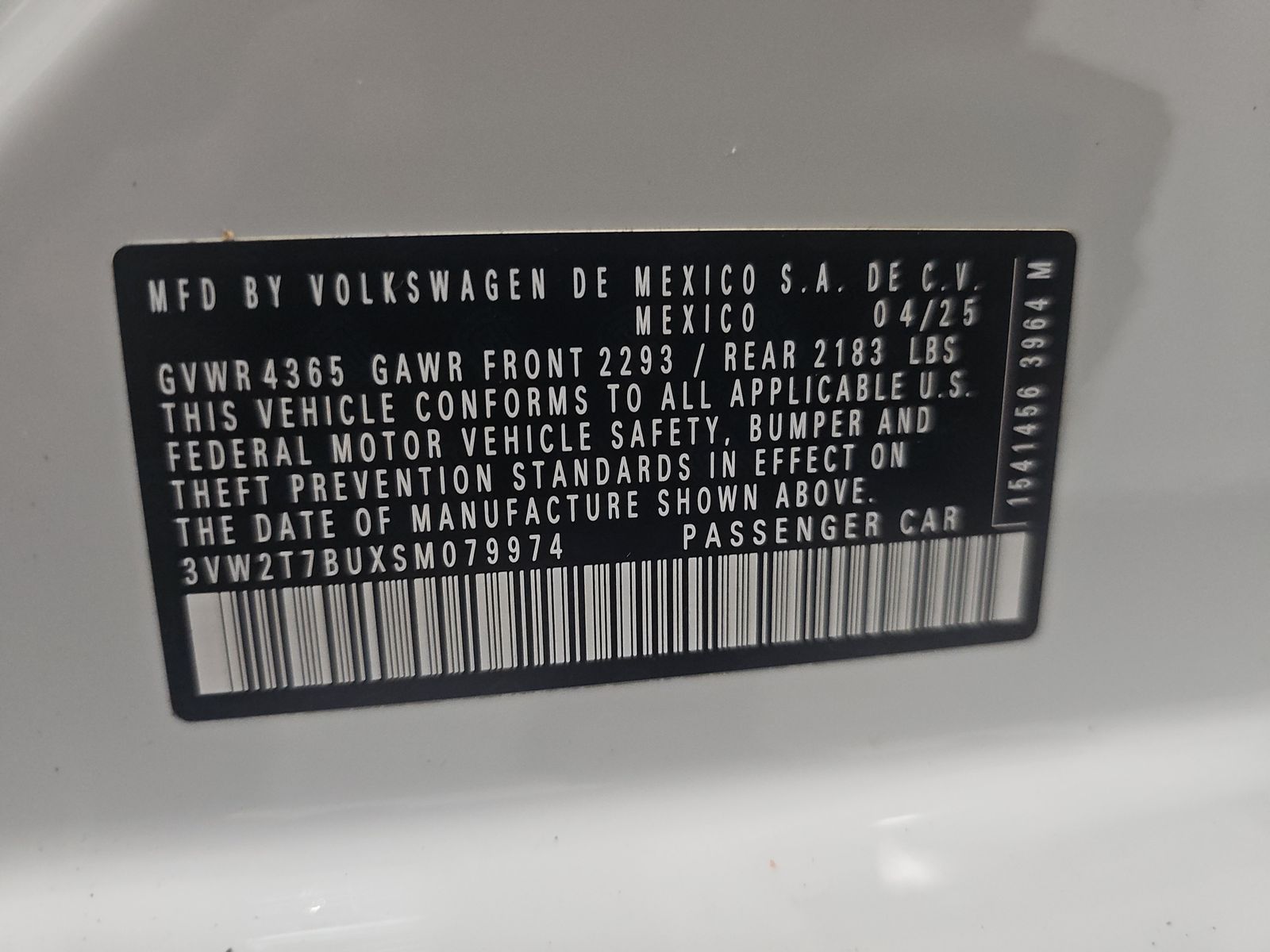 2025 Volkswagen Jetta 2.0T GLI Autobahn FWD