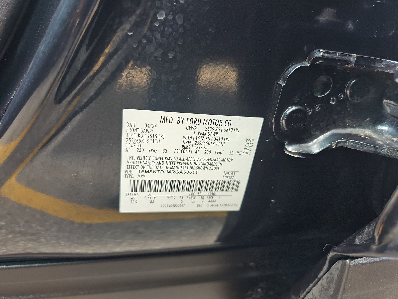 2024 Ford Explorer XLT RWD