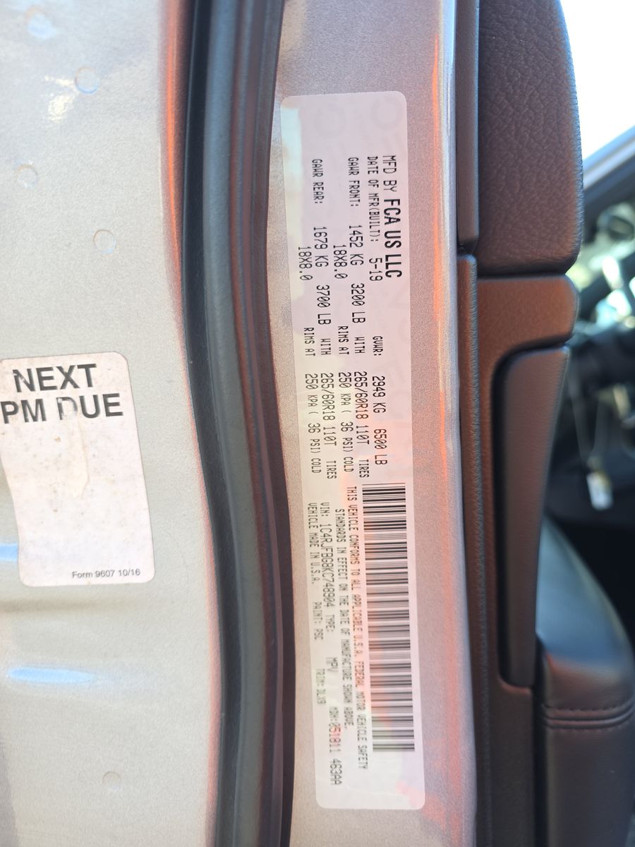 2019 Jeep Grand Cherokee Limited AWD