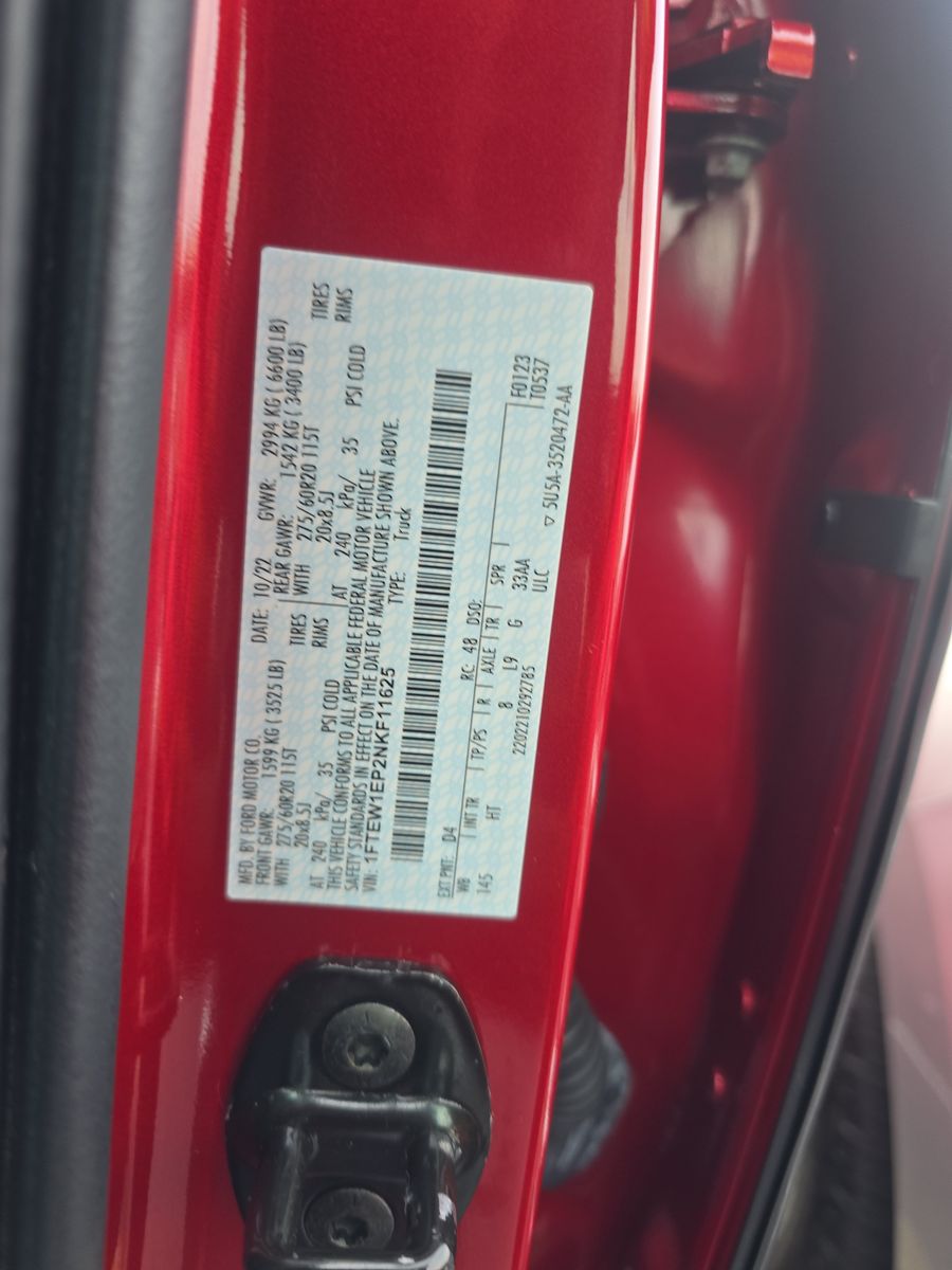 2022 Ford F-150 Lariat AWD