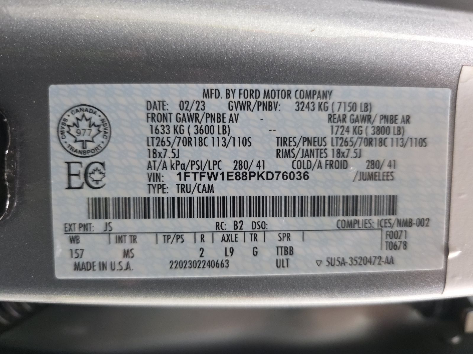 2023 Ford F-150 XLT AWD