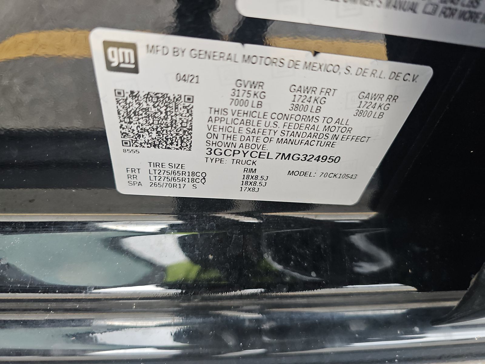 2021 Chevrolet Silverado 1500 Custom Trail Boss AWD