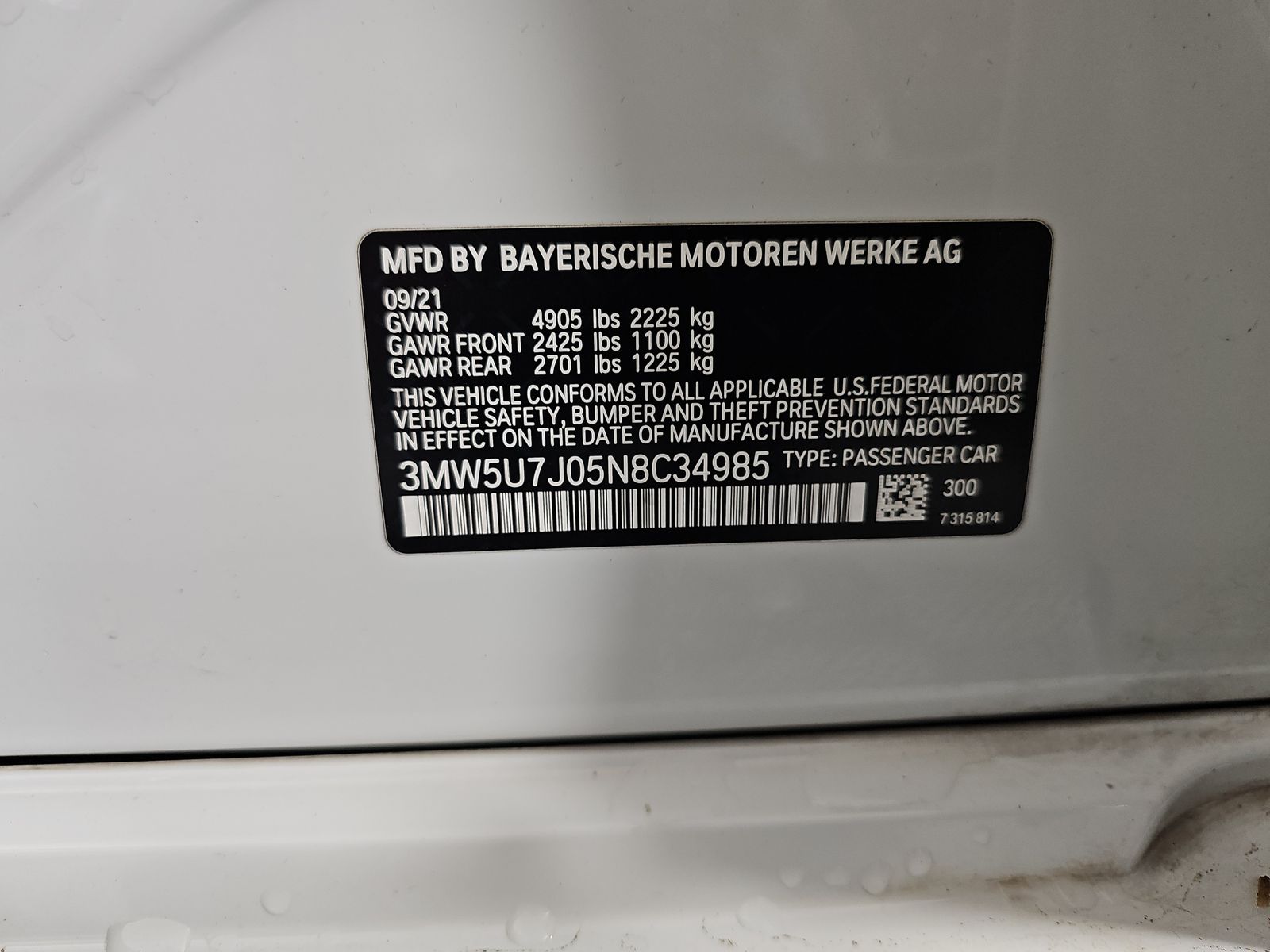 2022 BMW 3 Series M340i RWD