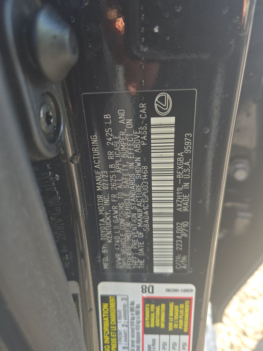 2023 Lexus ES ES 300h FWD