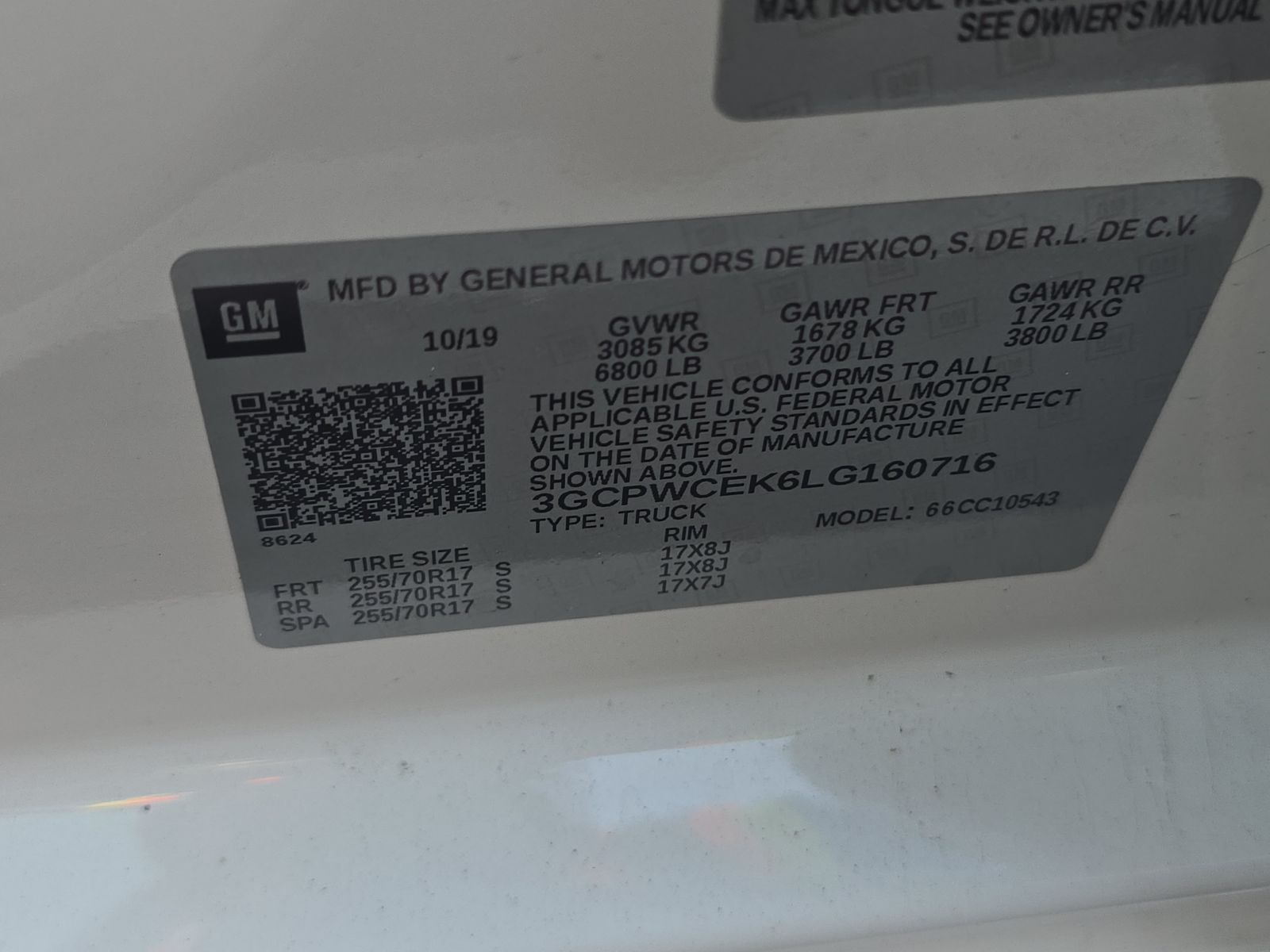 2020 Chevrolet Silverado 1500 LT RWD