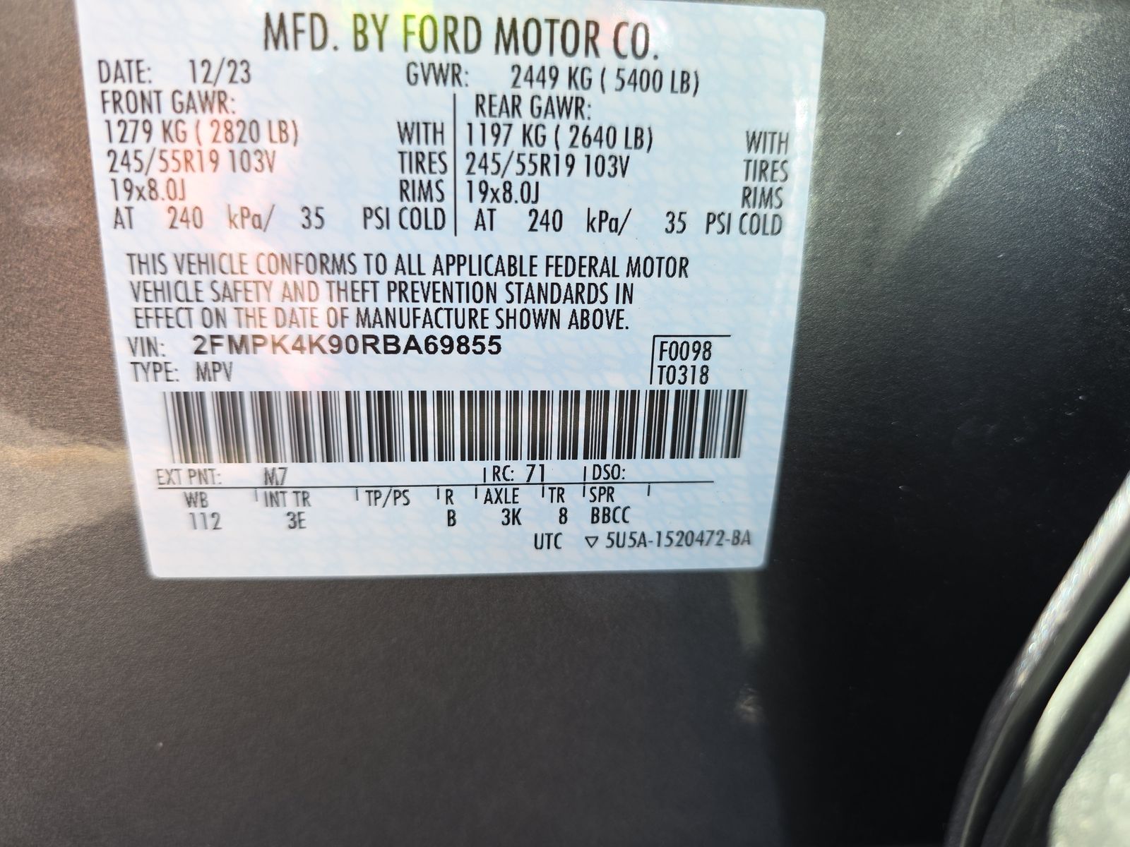 2024 Ford Edge Titanium AWD