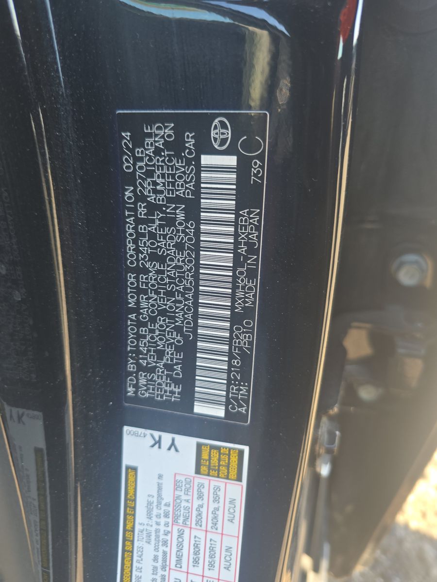 2024 Toyota Prius LE FWD