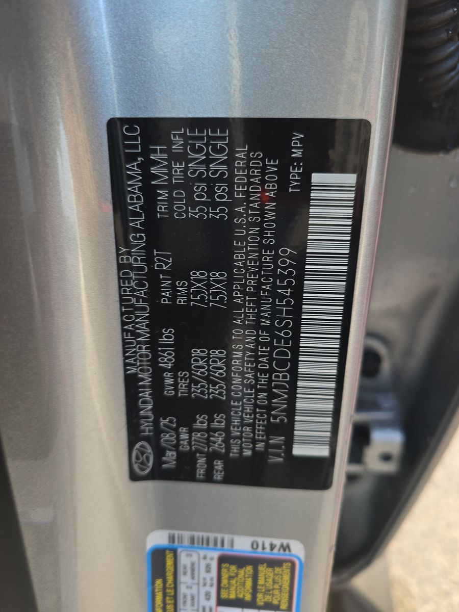 2025 Hyundai Tucson SEL AWD