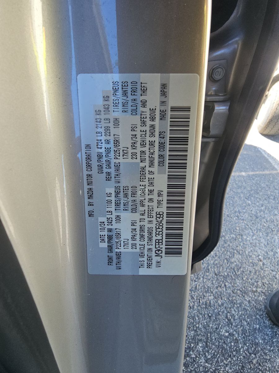 2025 MAZDA CX-5 2.5 S Select Package AWD