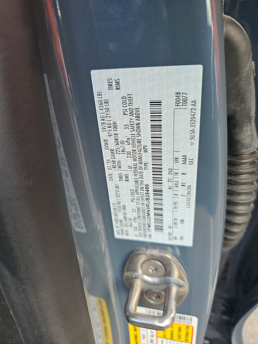 2024 Ford Escape ST-Line FWD