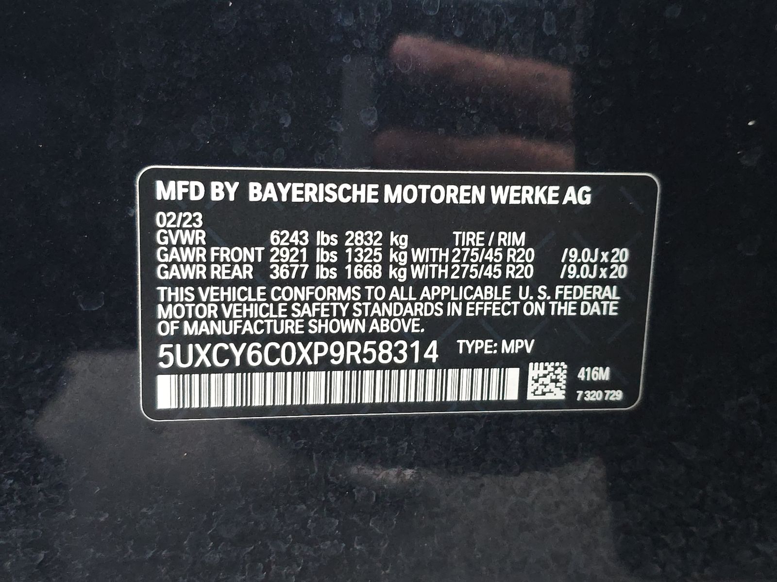 2023 BMW X6 xDrive40i AWD