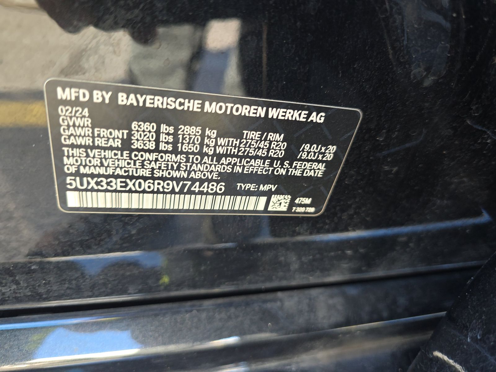 2024 BMW X6 xDrive40i AWD