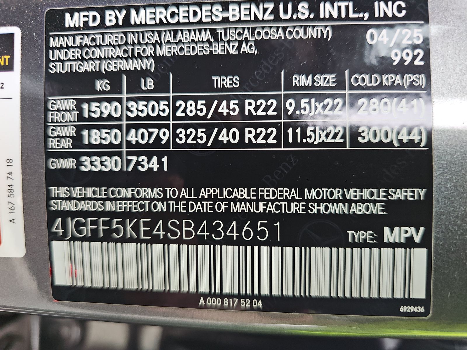 2025 Mercedes-Benz GLS GLS 450 AWD