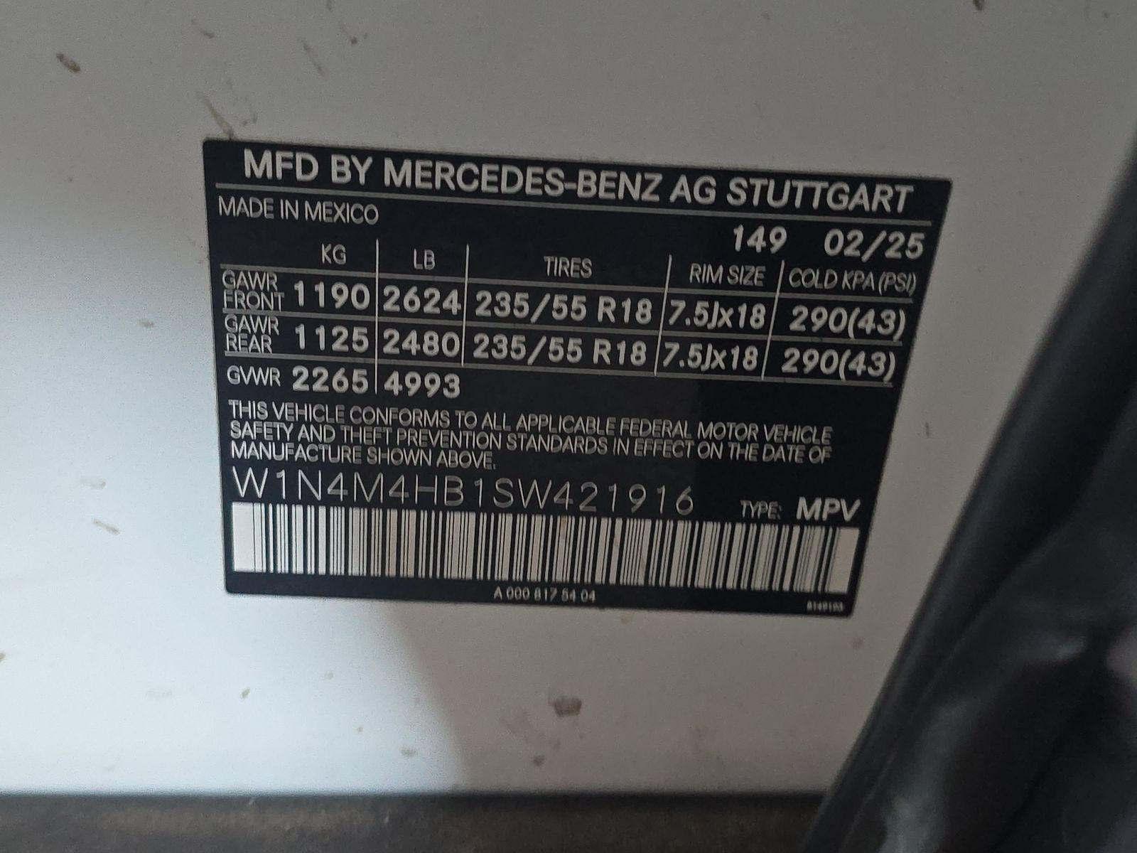 2025 Mercedes-Benz GLB GLB 250 AWD