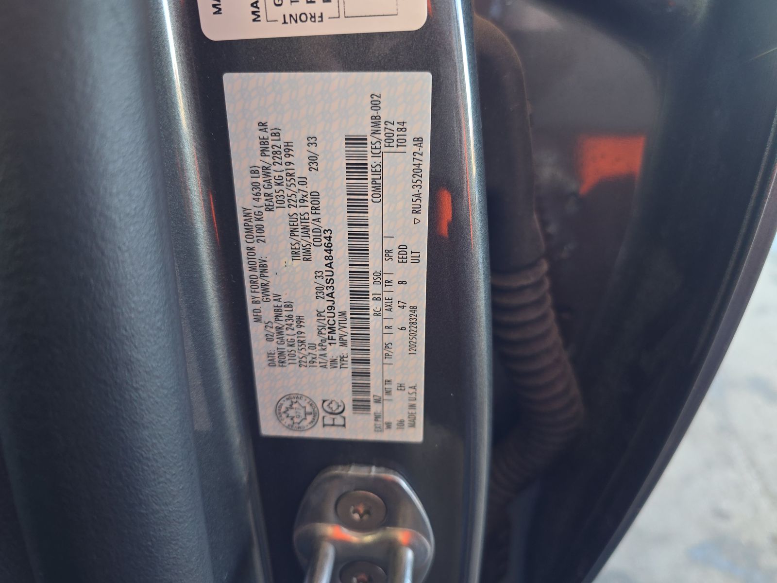 2025 Ford Escape Platinum AWD