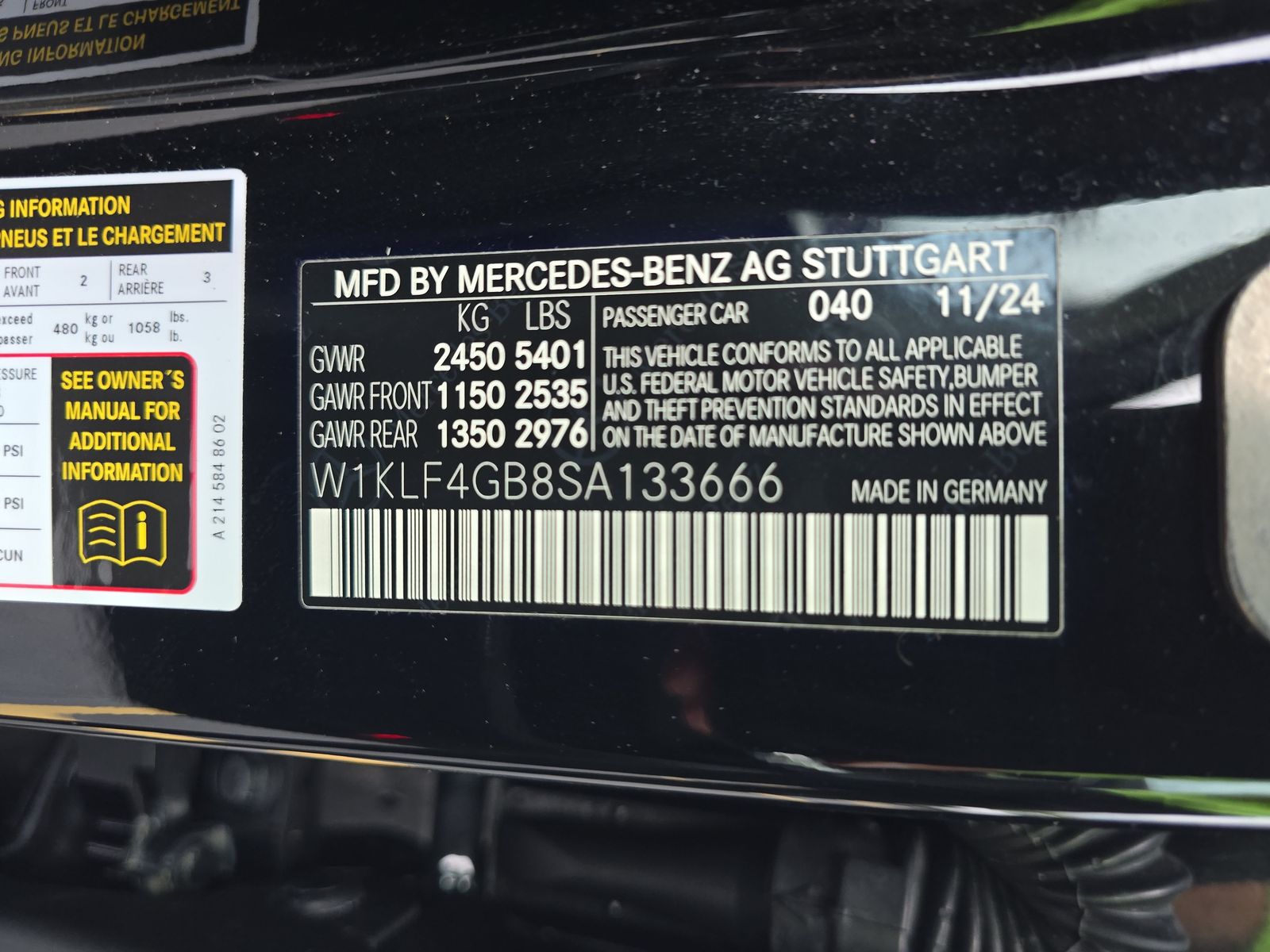 2025 Mercedes-Benz E-Class E 350 RWD