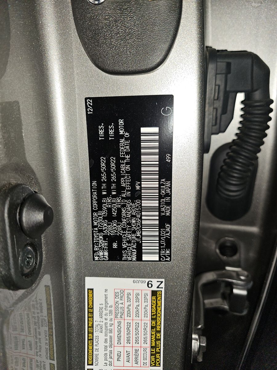 2023 Lexus LX LX 600 F SPORT AWD