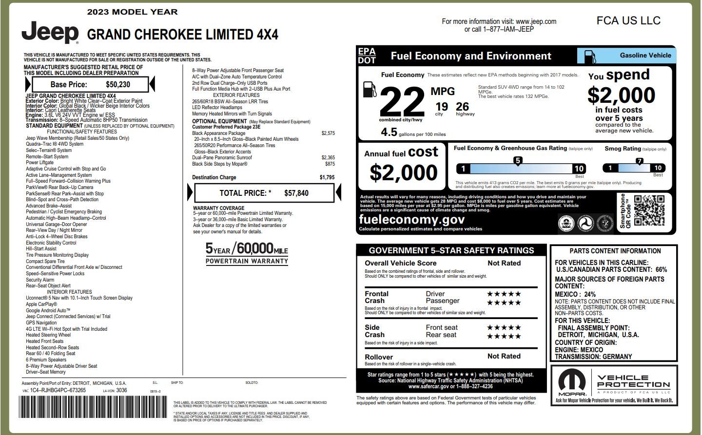 2023 Jeep Grand Cherokee Limited AWD