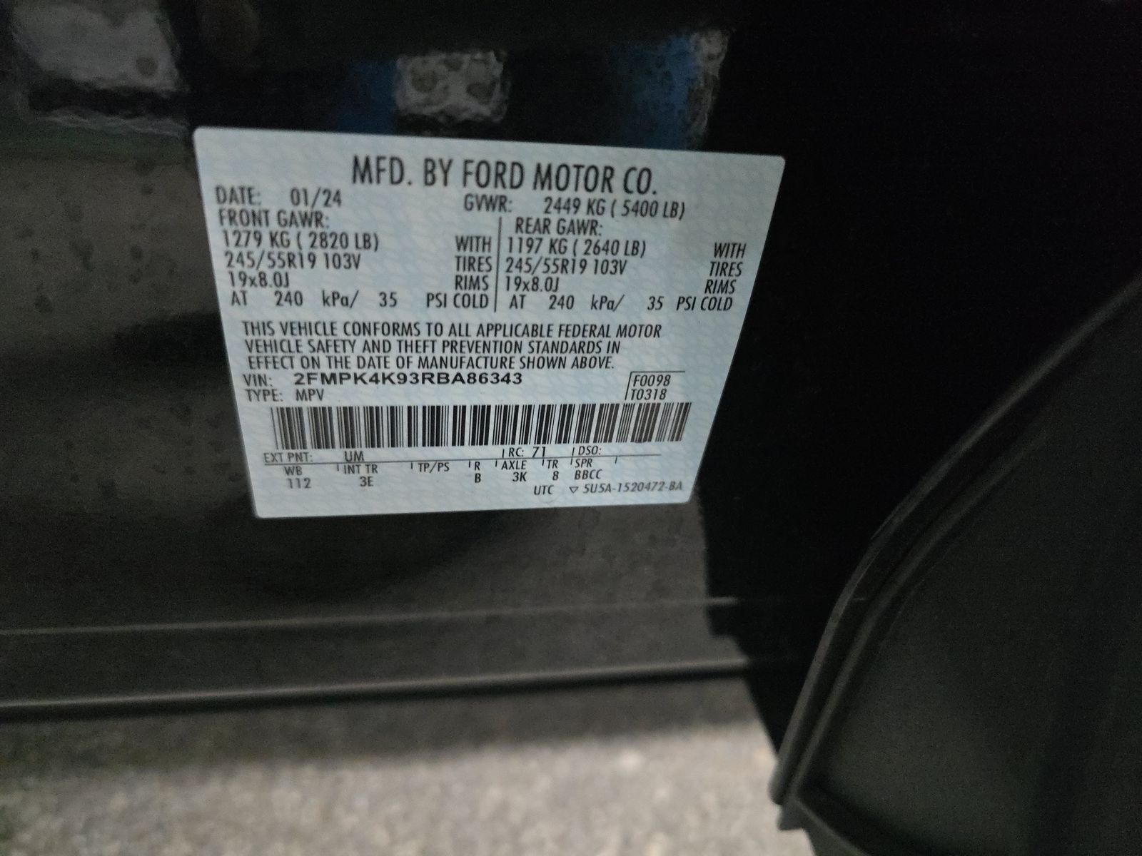 2024 Ford Edge Titanium AWD